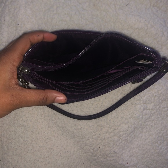 Purple Coach Pocketbook - Picture 4 of 4